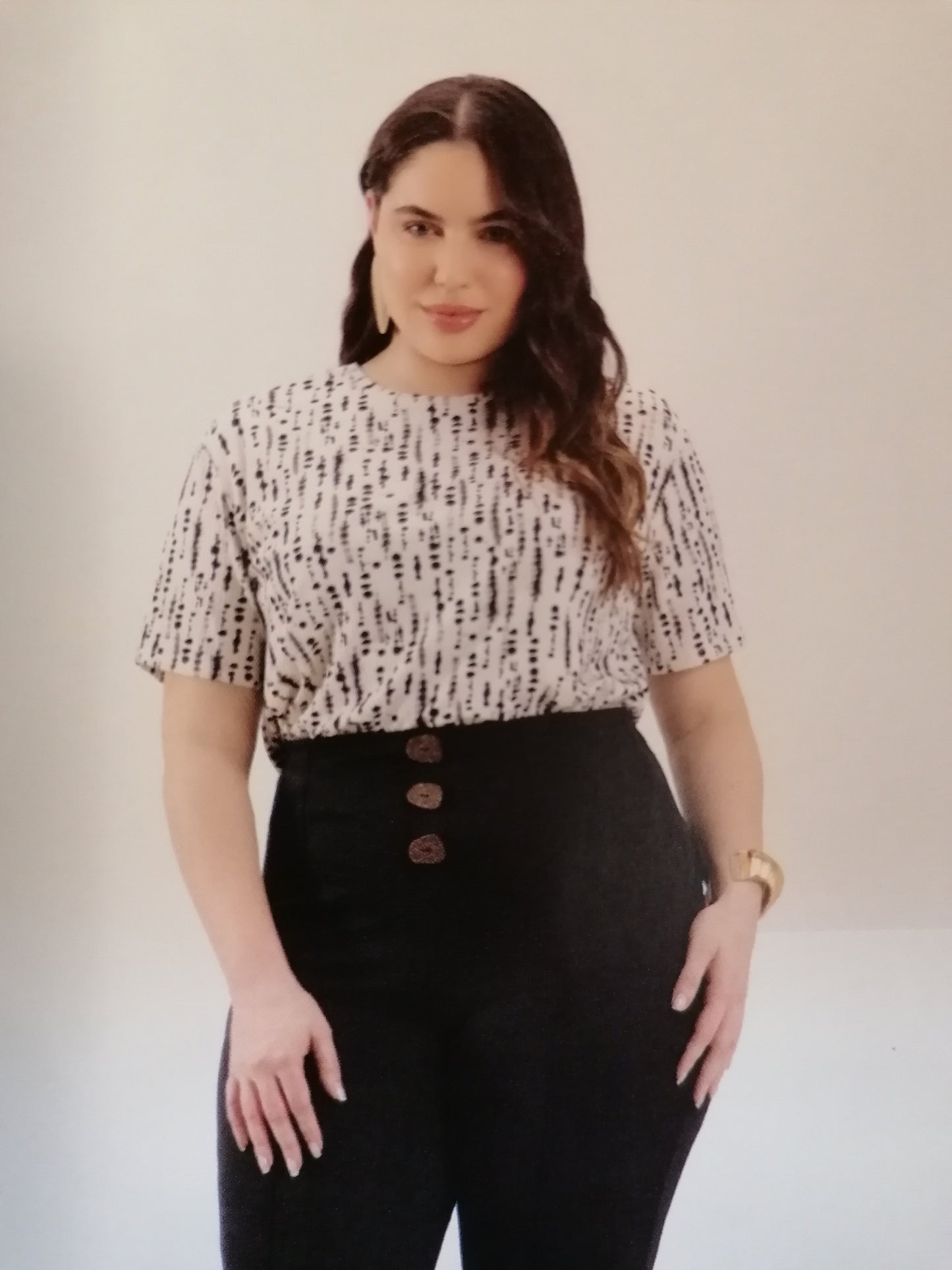 Camiseta  de Lunender , colección Mais Mulher de tallas grandes