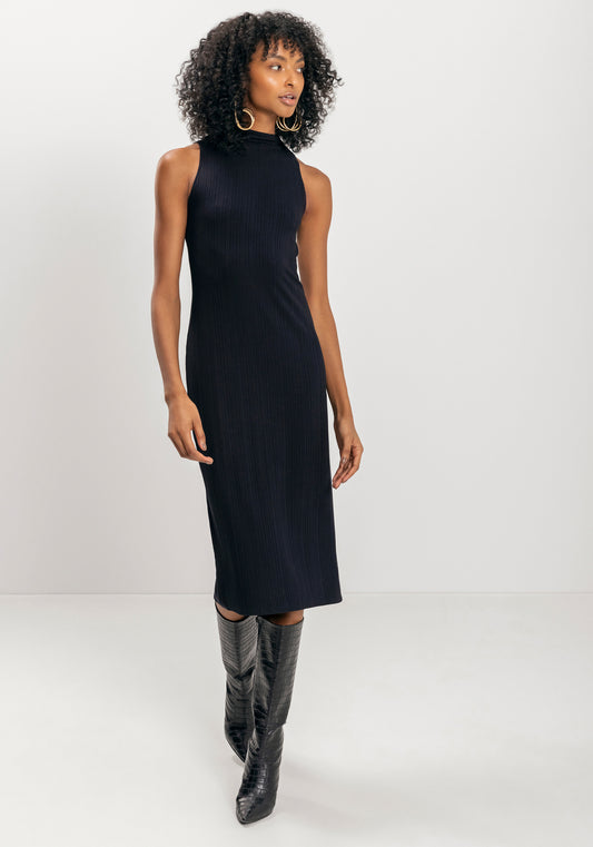 Vestido midi en canalé de Lez a Lez